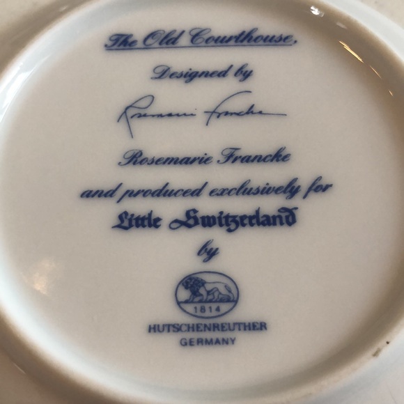 Little Switzerland St Maarten Netherland Antilles “The Old Courthouse” Dish - Picture 3 of 3